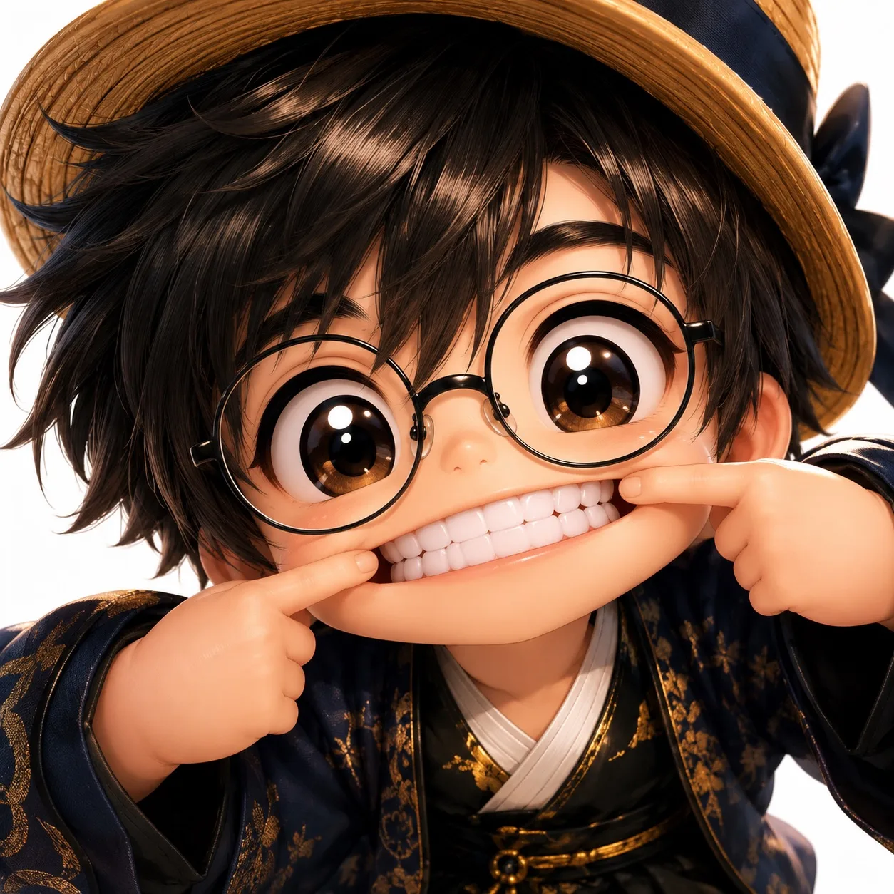 いーだ！
